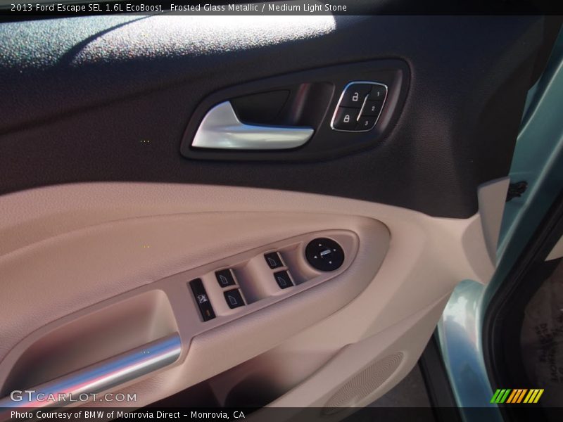 Frosted Glass Metallic / Medium Light Stone 2013 Ford Escape SEL 1.6L EcoBoost