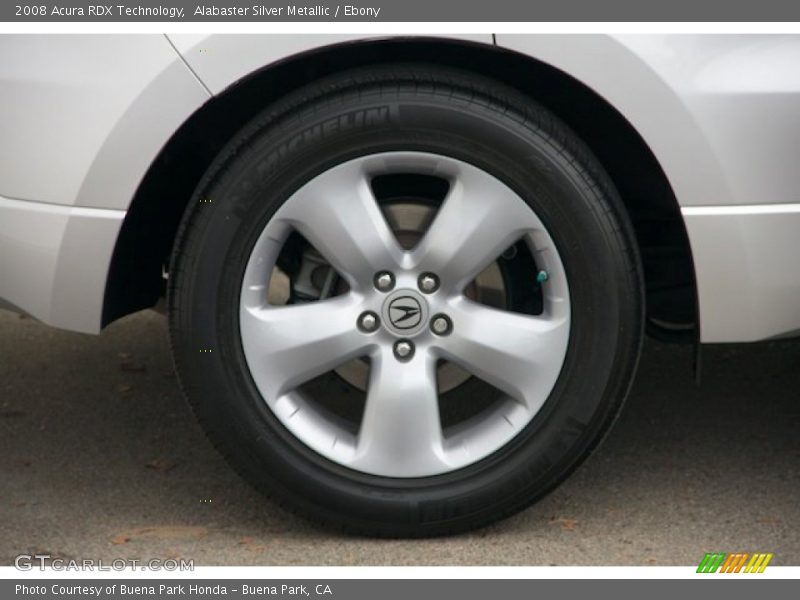 Alabaster Silver Metallic / Ebony 2008 Acura RDX Technology