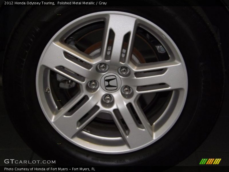 Polished Metal Metallic / Gray 2012 Honda Odyssey Touring