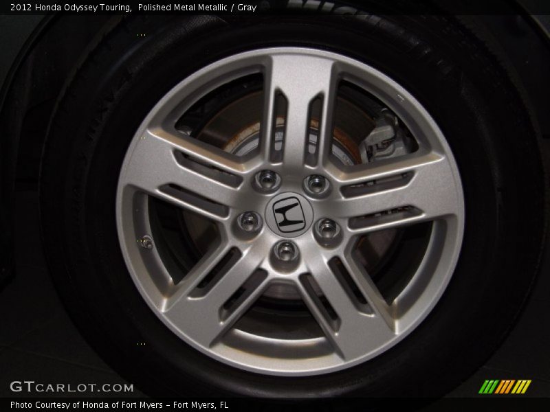 Polished Metal Metallic / Gray 2012 Honda Odyssey Touring