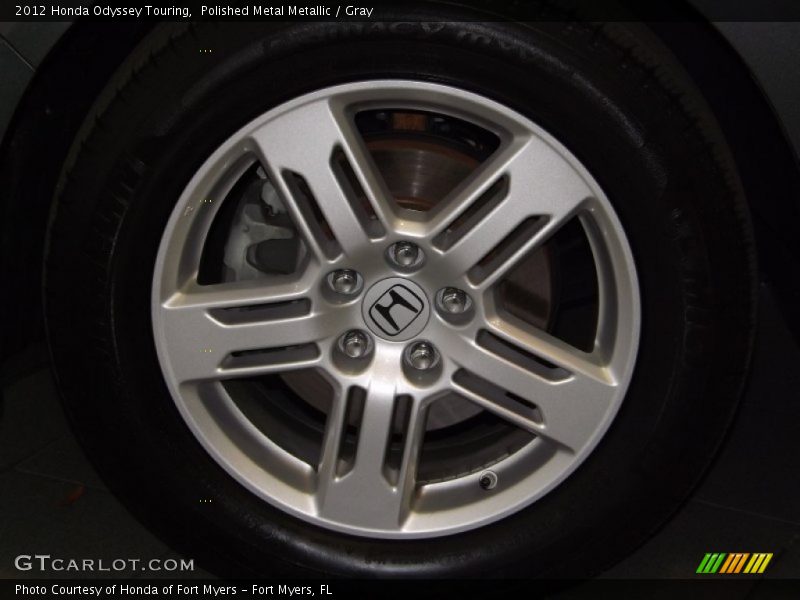 Polished Metal Metallic / Gray 2012 Honda Odyssey Touring