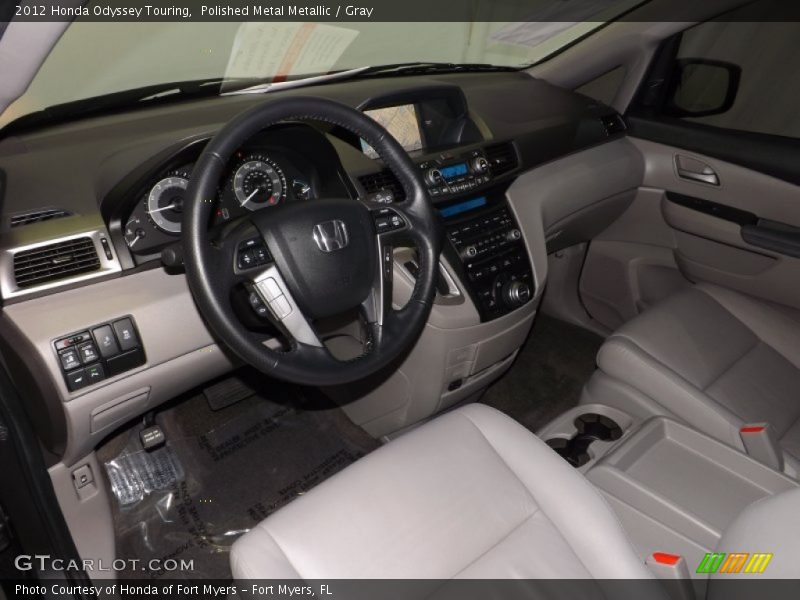 Polished Metal Metallic / Gray 2012 Honda Odyssey Touring