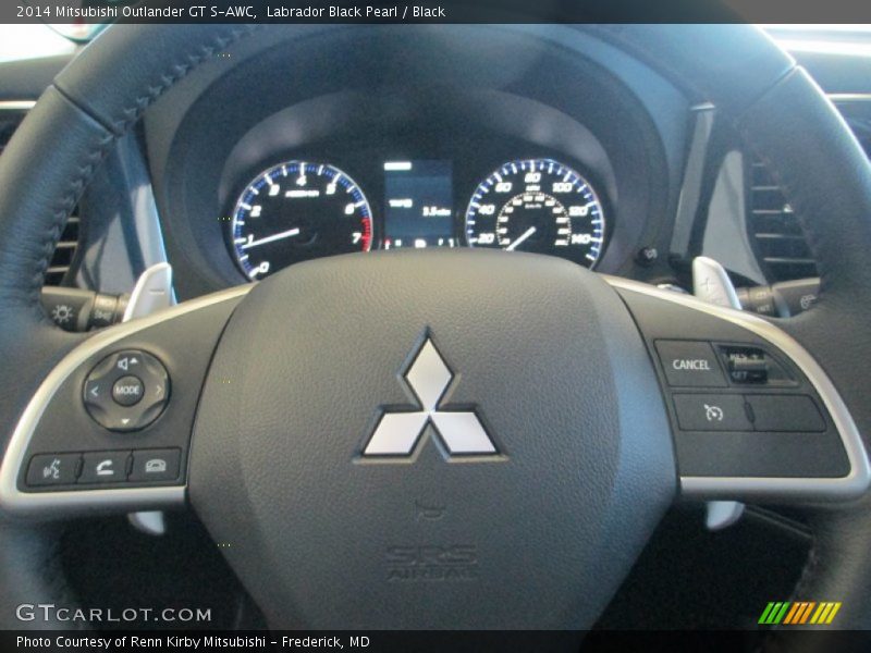 Labrador Black Pearl / Black 2014 Mitsubishi Outlander GT S-AWC
