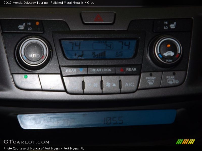 Polished Metal Metallic / Gray 2012 Honda Odyssey Touring