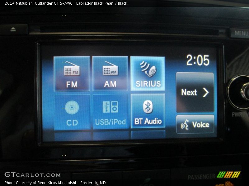 Labrador Black Pearl / Black 2014 Mitsubishi Outlander GT S-AWC