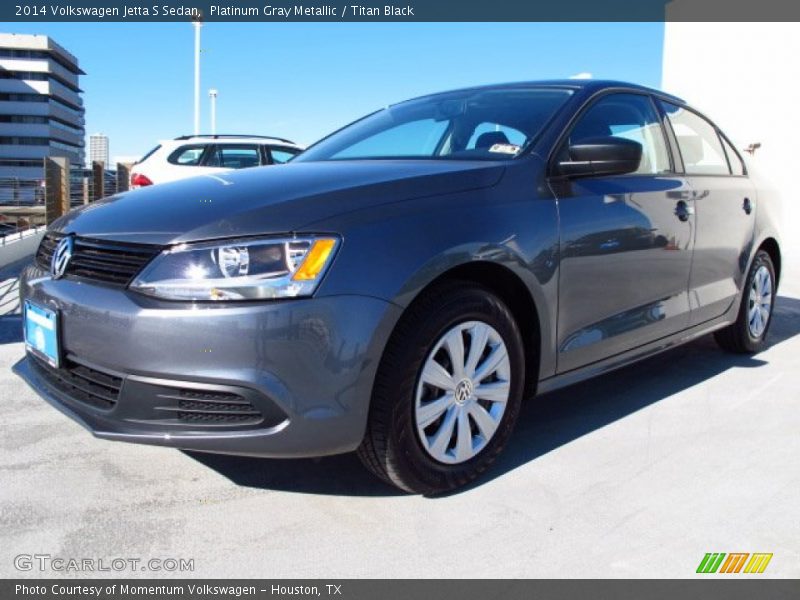 Platinum Gray Metallic / Titan Black 2014 Volkswagen Jetta S Sedan