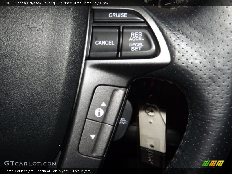Polished Metal Metallic / Gray 2012 Honda Odyssey Touring