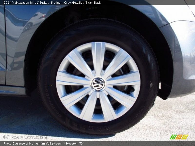 Platinum Gray Metallic / Titan Black 2014 Volkswagen Jetta S Sedan