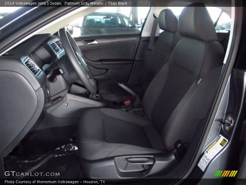 Platinum Gray Metallic / Titan Black 2014 Volkswagen Jetta S Sedan