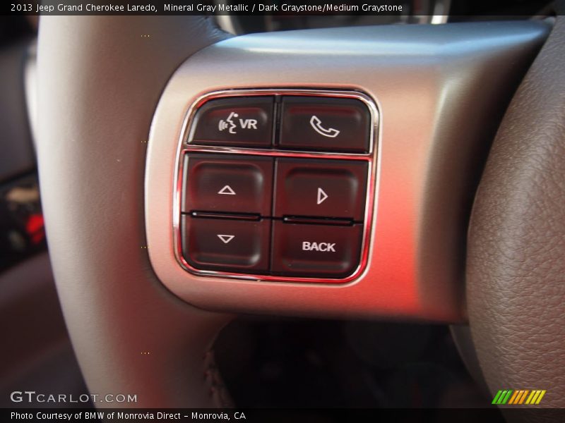 Mineral Gray Metallic / Dark Graystone/Medium Graystone 2013 Jeep Grand Cherokee Laredo