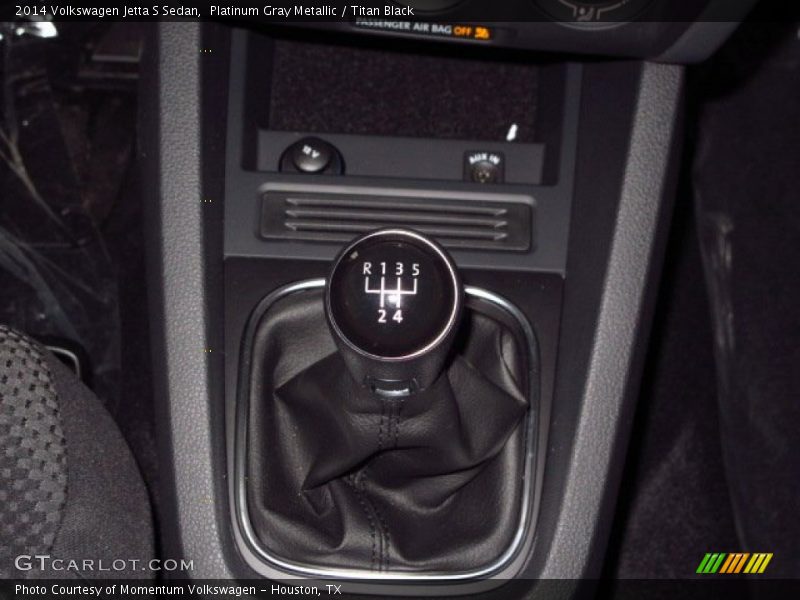 Platinum Gray Metallic / Titan Black 2014 Volkswagen Jetta S Sedan