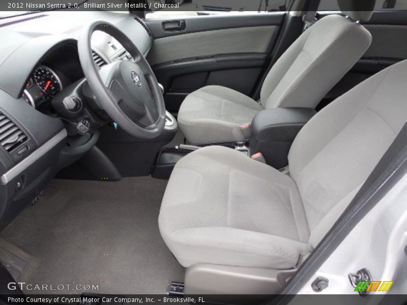 Brilliant Silver Metallic / Charcoal 2012 Nissan Sentra 2.0