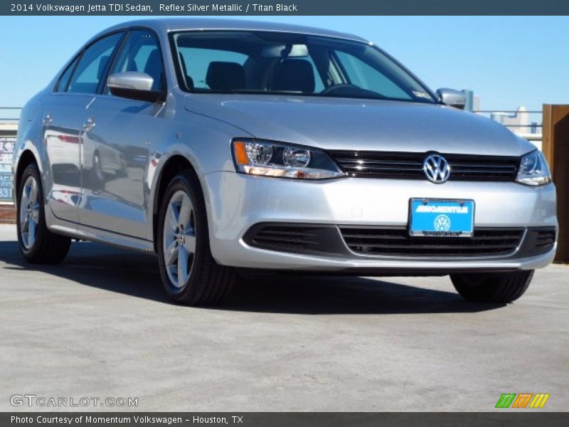 Reflex Silver Metallic / Titan Black 2014 Volkswagen Jetta TDI Sedan
