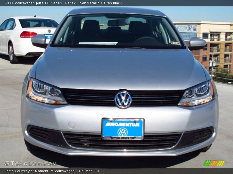 Reflex Silver Metallic / Titan Black 2014 Volkswagen Jetta TDI Sedan