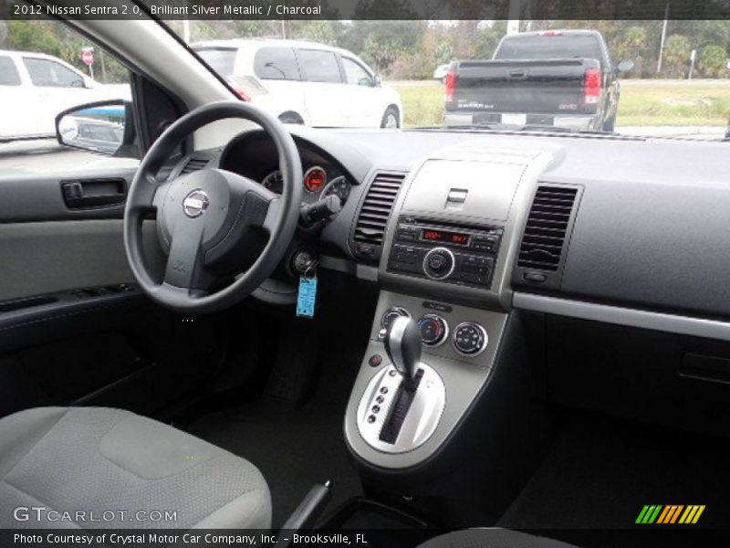 Brilliant Silver Metallic / Charcoal 2012 Nissan Sentra 2.0