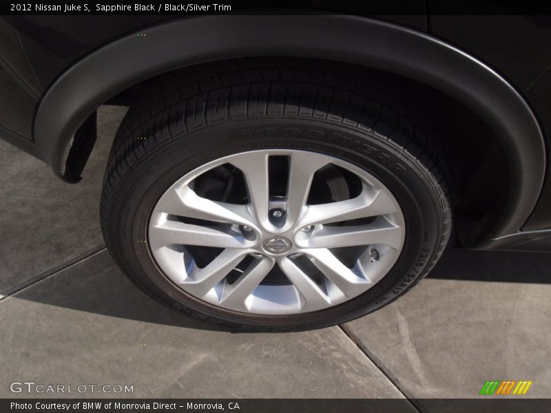 Sapphire Black / Black/Silver Trim 2012 Nissan Juke S