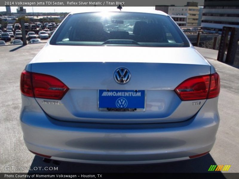 Reflex Silver Metallic / Titan Black 2014 Volkswagen Jetta TDI Sedan