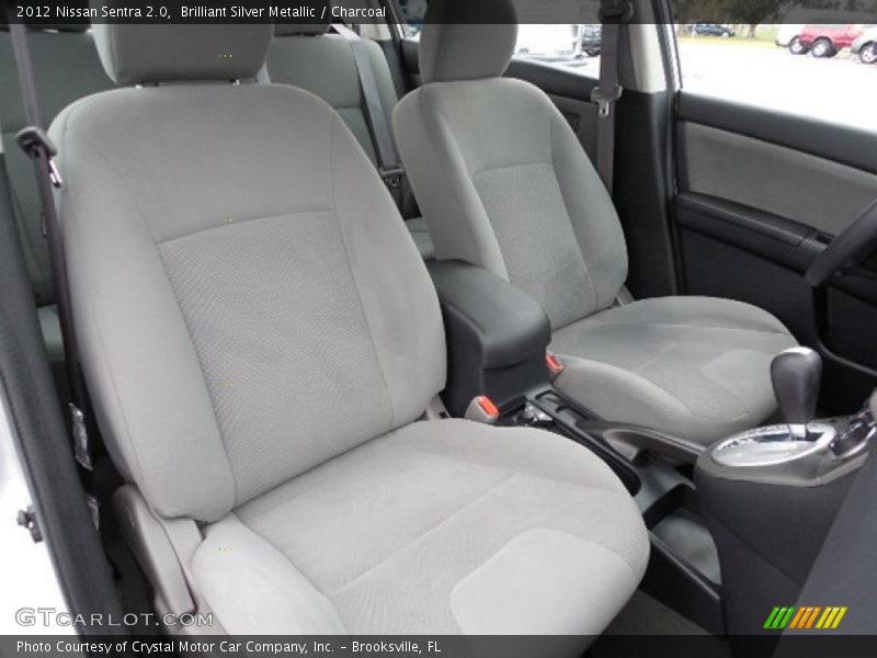 Brilliant Silver Metallic / Charcoal 2012 Nissan Sentra 2.0