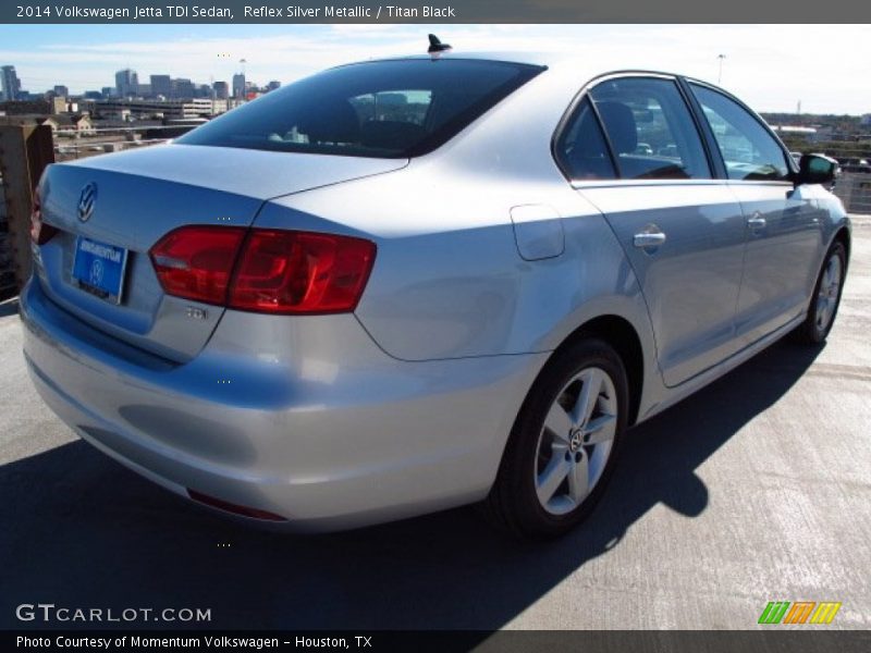 Reflex Silver Metallic / Titan Black 2014 Volkswagen Jetta TDI Sedan