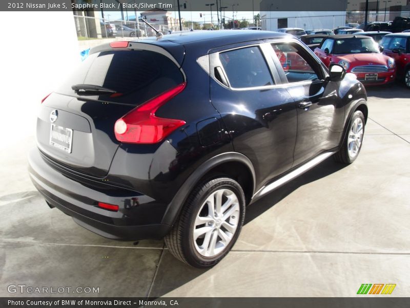 Sapphire Black / Black/Silver Trim 2012 Nissan Juke S