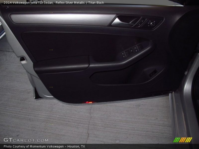 Reflex Silver Metallic / Titan Black 2014 Volkswagen Jetta TDI Sedan