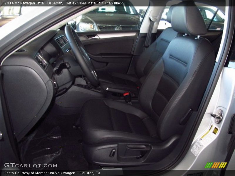 Reflex Silver Metallic / Titan Black 2014 Volkswagen Jetta TDI Sedan