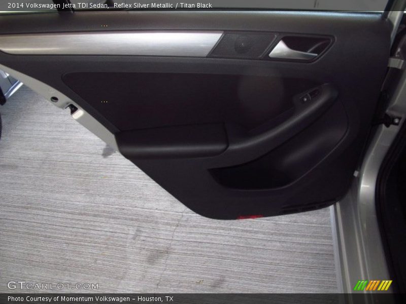Reflex Silver Metallic / Titan Black 2014 Volkswagen Jetta TDI Sedan