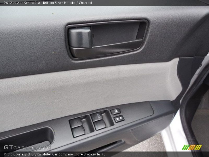 Brilliant Silver Metallic / Charcoal 2012 Nissan Sentra 2.0