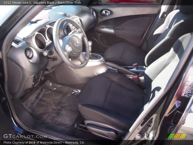 Sapphire Black / Black/Silver Trim 2012 Nissan Juke S