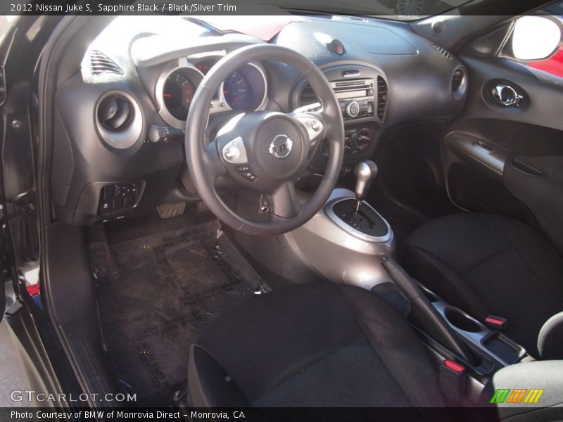 Sapphire Black / Black/Silver Trim 2012 Nissan Juke S