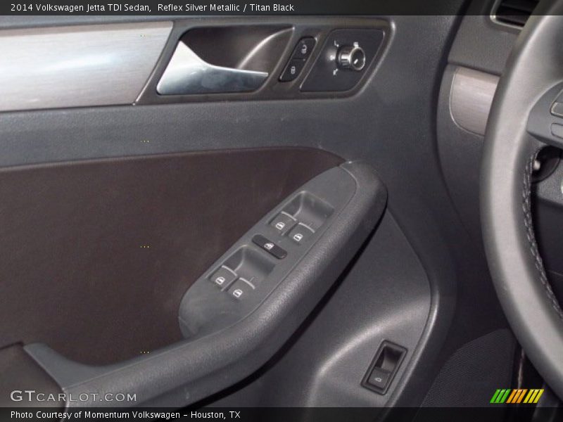 Reflex Silver Metallic / Titan Black 2014 Volkswagen Jetta TDI Sedan
