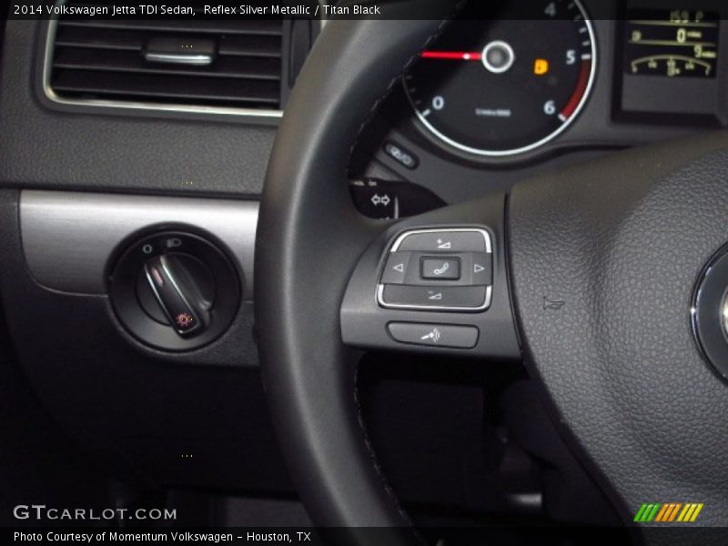 Reflex Silver Metallic / Titan Black 2014 Volkswagen Jetta TDI Sedan