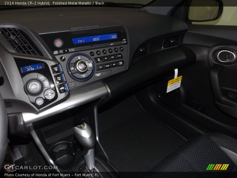 Polished Metal Metallic / Black 2014 Honda CR-Z Hybrid