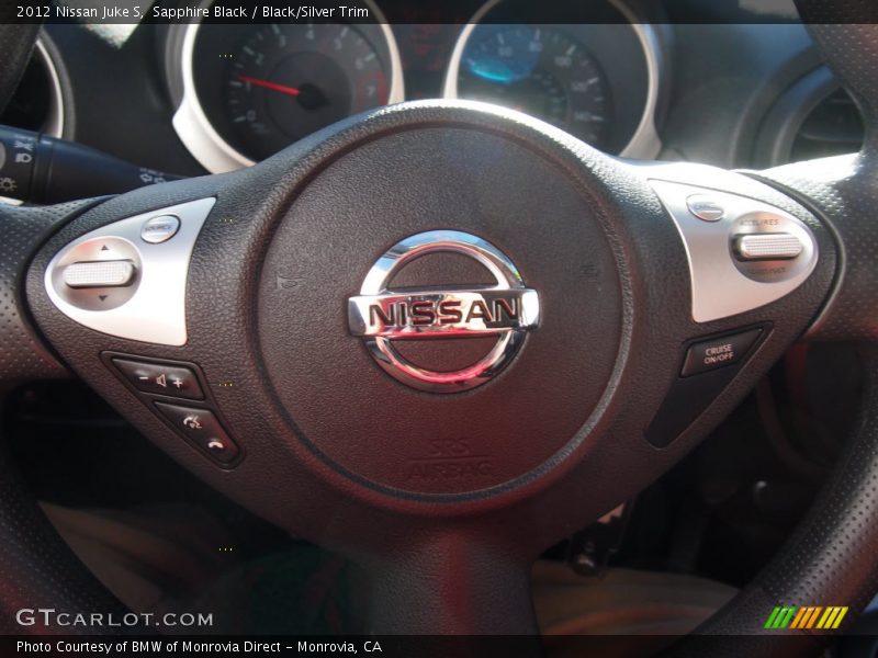 Sapphire Black / Black/Silver Trim 2012 Nissan Juke S
