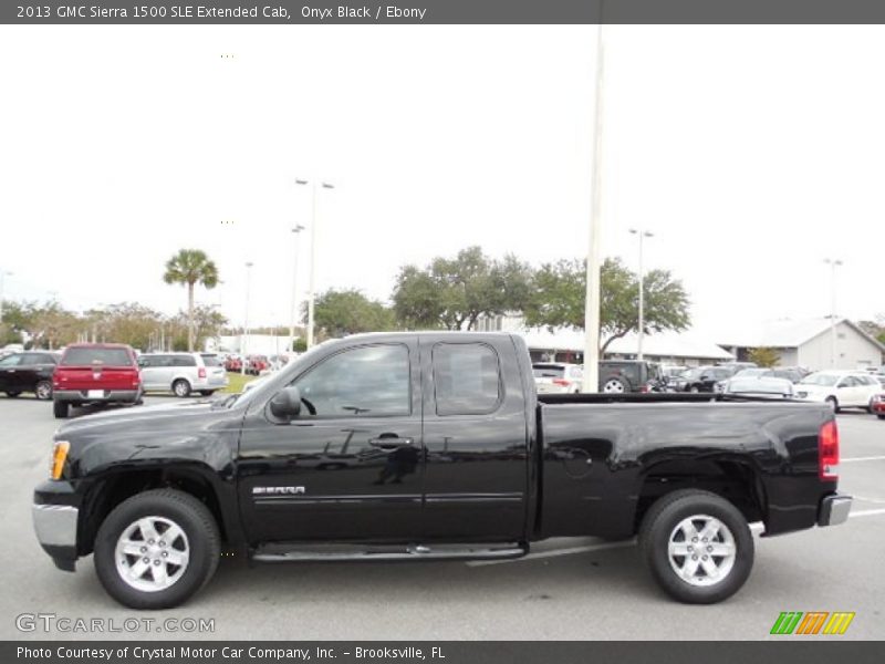 Onyx Black / Ebony 2013 GMC Sierra 1500 SLE Extended Cab