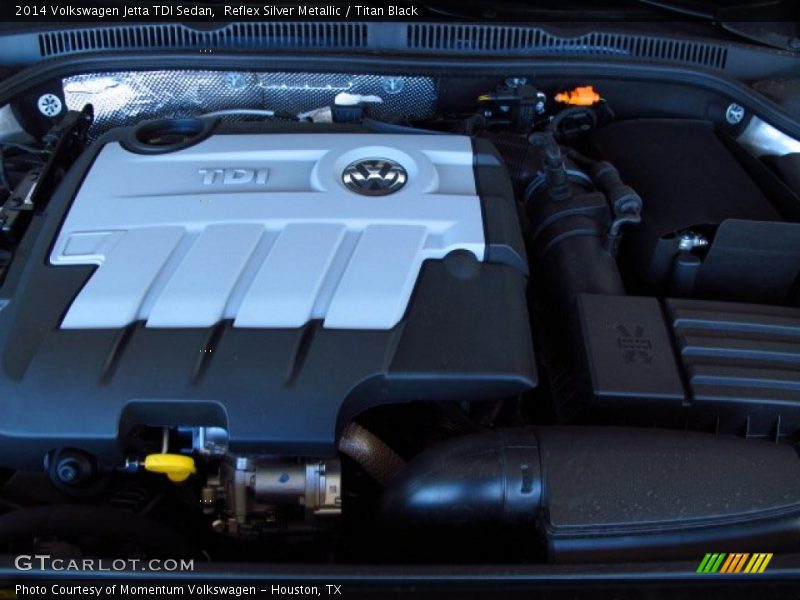 Reflex Silver Metallic / Titan Black 2014 Volkswagen Jetta TDI Sedan