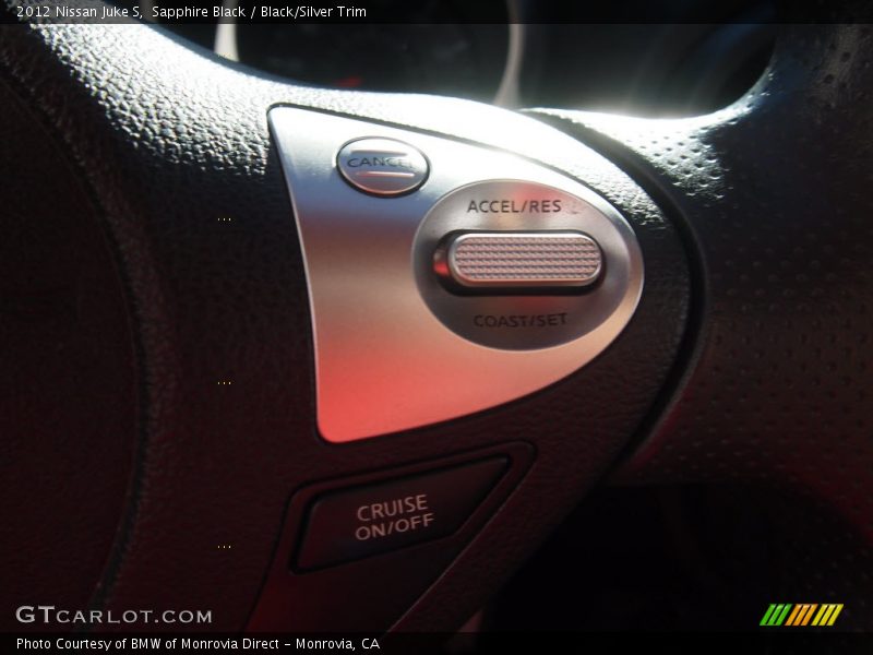 Sapphire Black / Black/Silver Trim 2012 Nissan Juke S