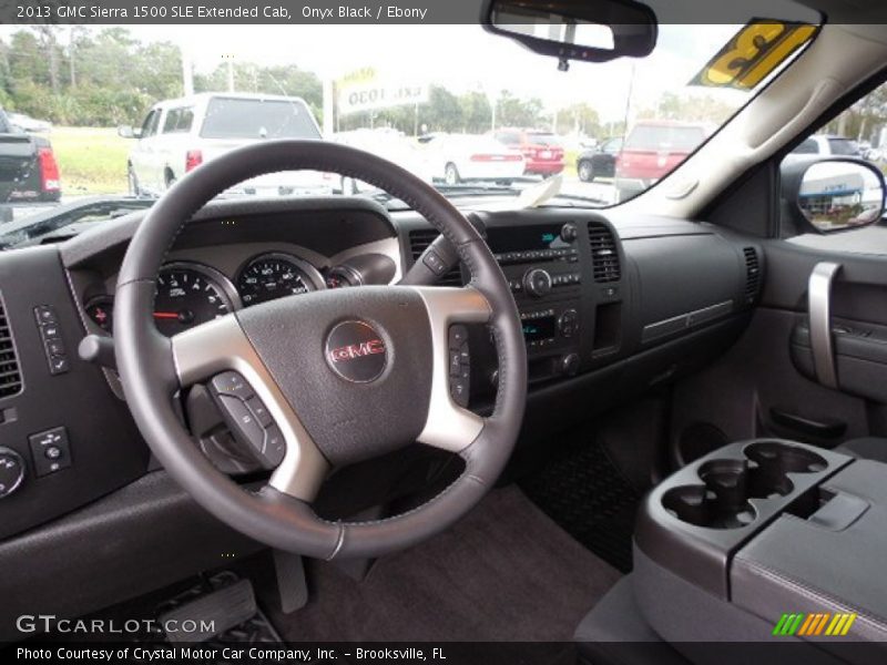 Onyx Black / Ebony 2013 GMC Sierra 1500 SLE Extended Cab