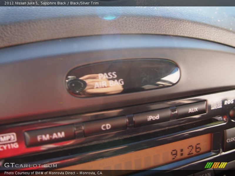 Sapphire Black / Black/Silver Trim 2012 Nissan Juke S