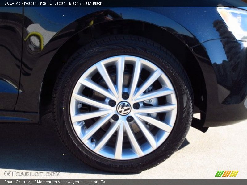 Black / Titan Black 2014 Volkswagen Jetta TDI Sedan