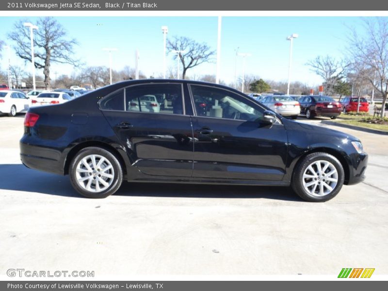 Black / Titan Black 2011 Volkswagen Jetta SE Sedan