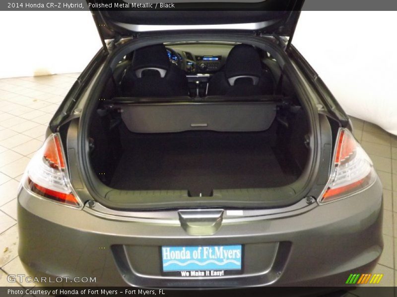 Polished Metal Metallic / Black 2014 Honda CR-Z Hybrid