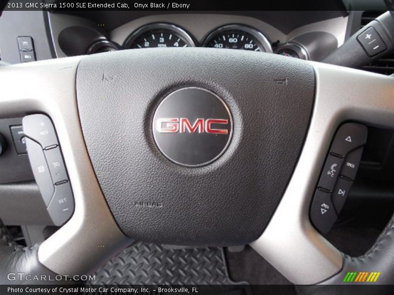 Onyx Black / Ebony 2013 GMC Sierra 1500 SLE Extended Cab