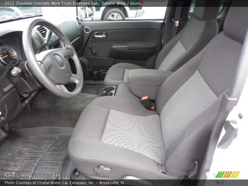 Front Seat of 2012 Colorado Work Truck Extended Cab