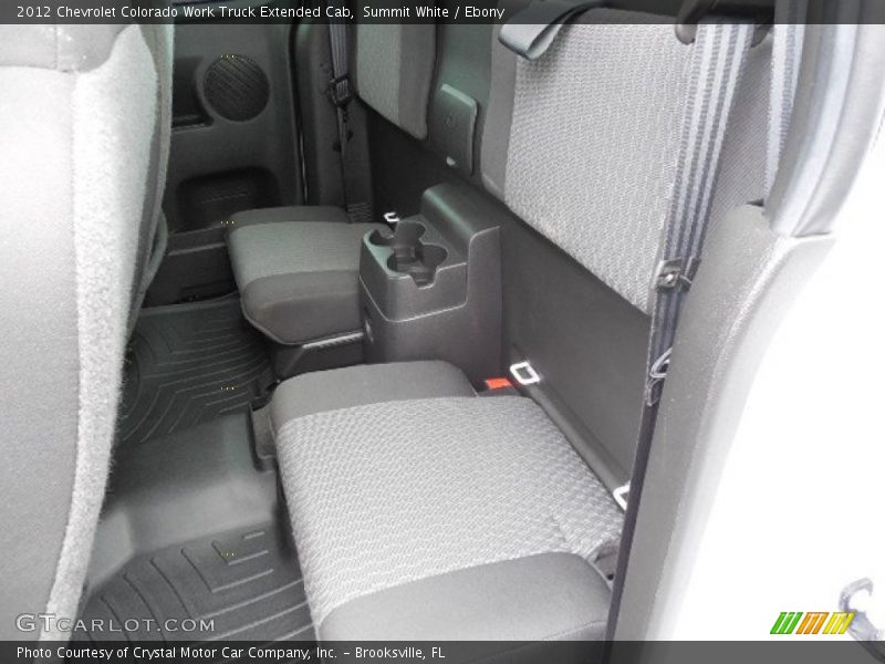 Rear Seat of 2012 Colorado Work Truck Extended Cab