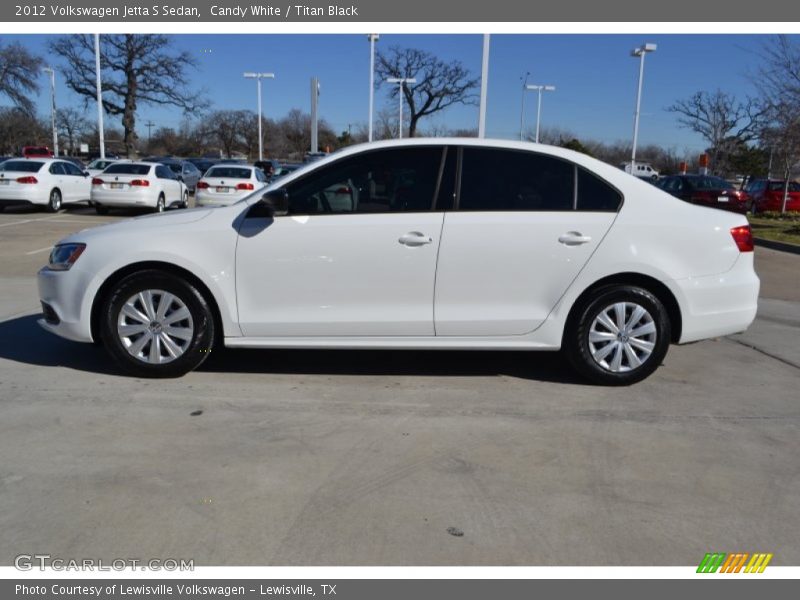 Candy White / Titan Black 2012 Volkswagen Jetta S Sedan