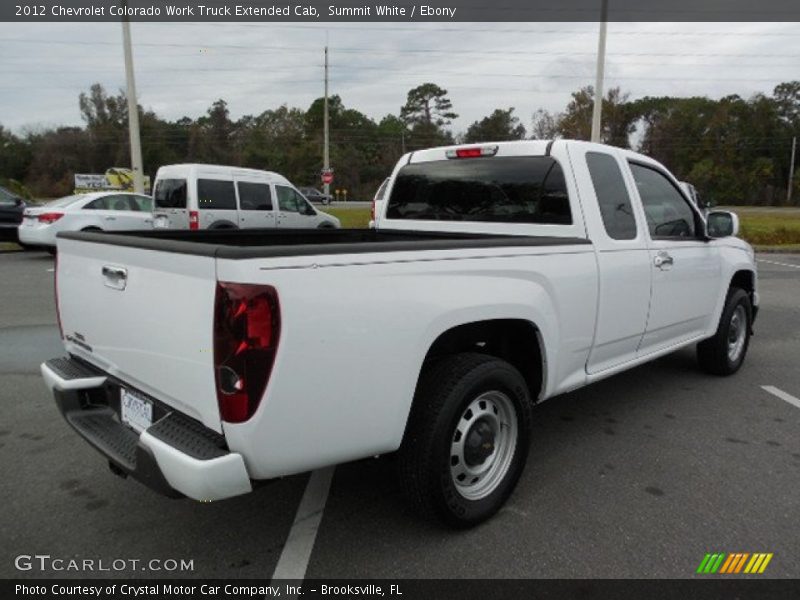 Summit White / Ebony 2012 Chevrolet Colorado Work Truck Extended Cab