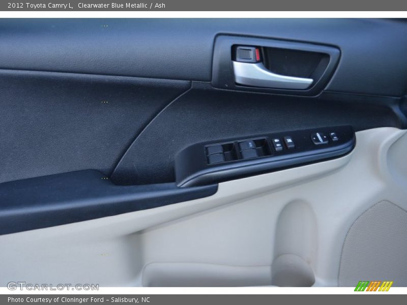 Clearwater Blue Metallic / Ash 2012 Toyota Camry L