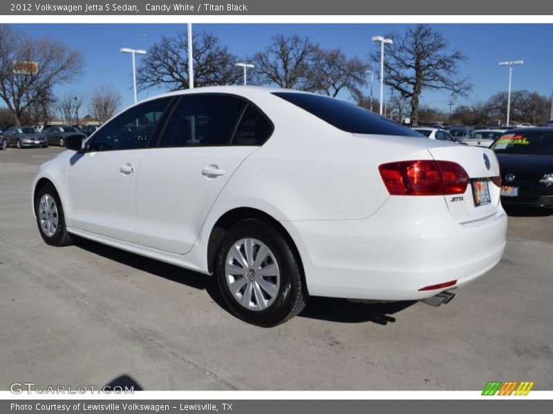Candy White / Titan Black 2012 Volkswagen Jetta S Sedan