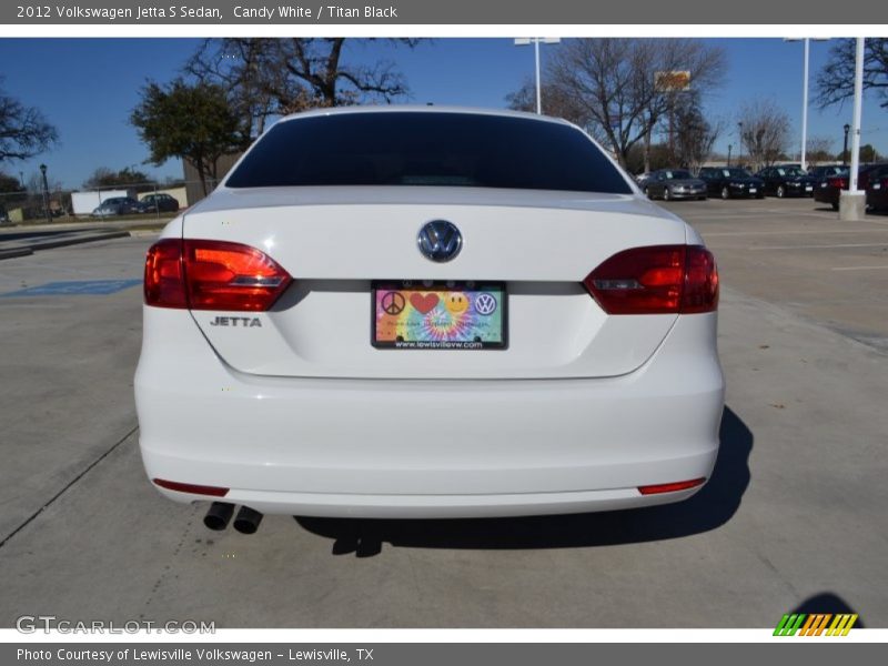 Candy White / Titan Black 2012 Volkswagen Jetta S Sedan
